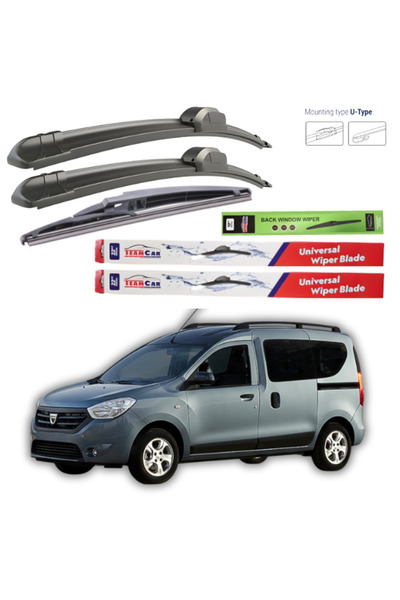 TEAMCAR Stergatoare Dacia Dokker MPV 2012 - 2015 – Set Complet