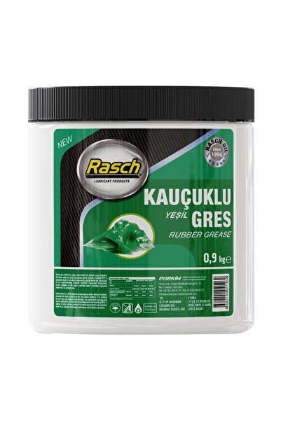 Rasch Kauçuklu Katı Gres Yağı Yeşil - 0.9 Kg.