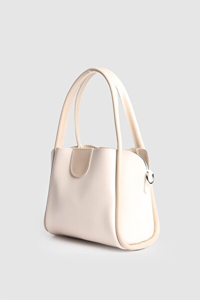 Store Balen Model Women's Leather Bag with Makeup Bag and Strap