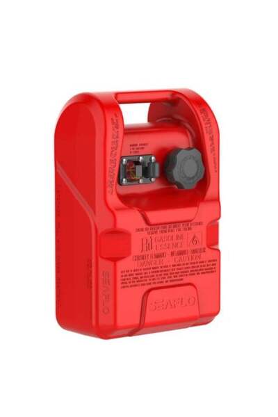 Seaflo Portable Marine Boat Fuel Tank with Gauge, 3 Gallon (12L) / 6 Gallon (...