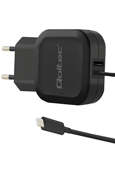 Qoltec AC adapter | 17W | 5V | 3.4A | USB+ USB typ C