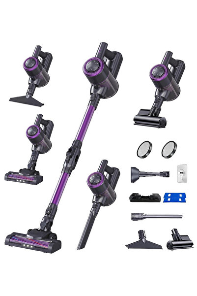 AZZHAAR Cordless Stick Vacuum Cleaner, 180° Bendable Wand 8-in-1 Lightweight ...