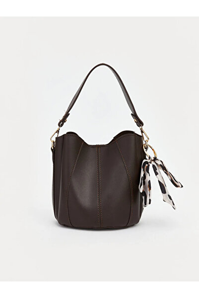 LC Waikiki LCW ACCESSORIES حقيبة كتف نسائية بمظهر جلدي