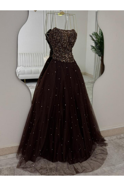 Elora Royal Chocolate Nights Dress