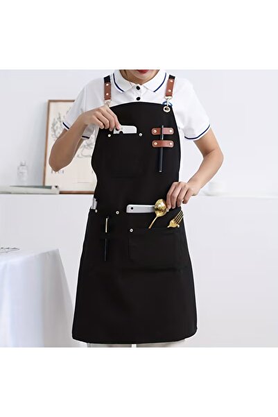 YDZ TEKNİK TEKSTİL Askılı Çömlek Resim Sanat Önlüğü Master Chef Cafe Restaura...