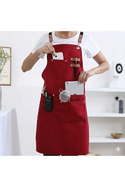 YDZ TEKNİK TEKSTİL Askılı Çömlek Resim Sanat Önlüğü Master Chef Cafe Restaura...