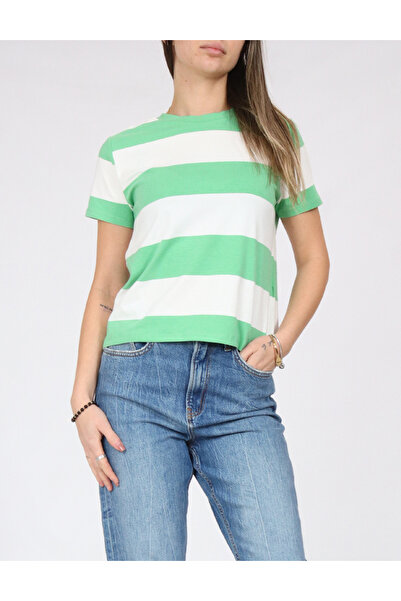 Evendi T-shirt, Green/white