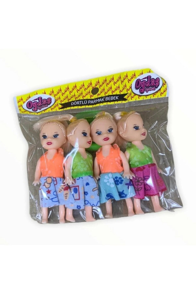 Shoplandu Kız Çocukları için 4lü Parmak Bebekler
