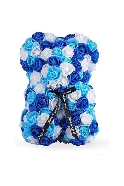 OEM Aranjament floral cu ursuleț de trandafir