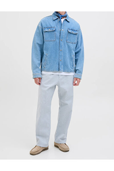 Evendi Pantaloni, Albastru/Alb