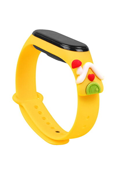 Hurtel Strap Xmas Wristband for Xiaomi Mi Band 4 / Mi Band 3 Christmas Silico...