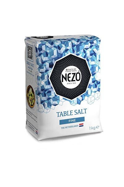 NEZO ملح طعام أزرق ناعم 1 كجم