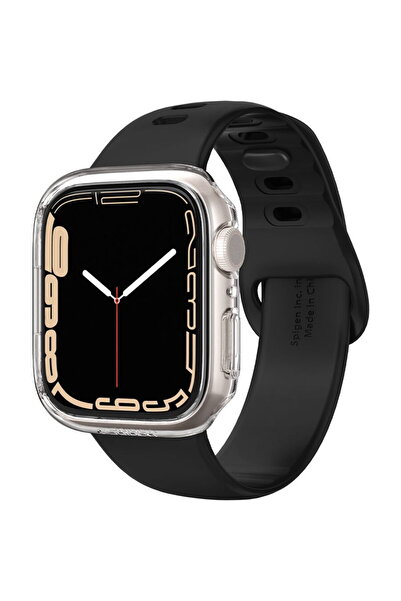 Spigen Husa pentru Apple Watch 7 41mm - Thin Fit - Crystal Clear