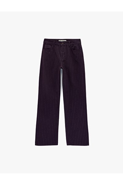 Koton Kadın Jean Pantolon 6WAL40063MW MOR