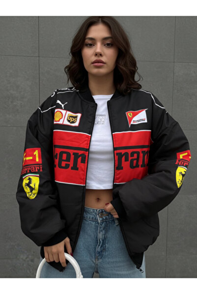 Köstebek سترة بومبر ريترو للجنسين من قماش المظلة