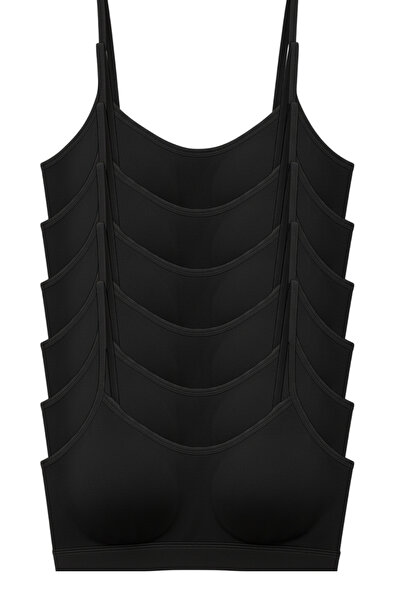 Arma Yıldız Младо момиче Памучен шнур Сваляема подложка Половин спортен сутие...