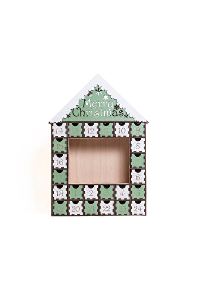Amco Calendar de Advent verde 38 x 26 x 8 cm