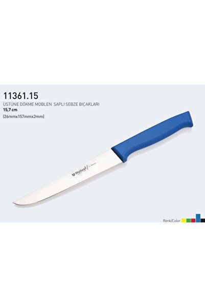 hulusi Sebze Bıçağı 15.7 cm - Drita Bıçak Üstüne Dökme Moblen Saplı 26mm X 15...