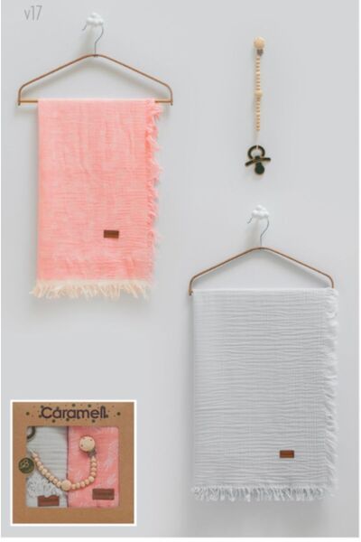 Caramell Muslin Blanket Set of 3