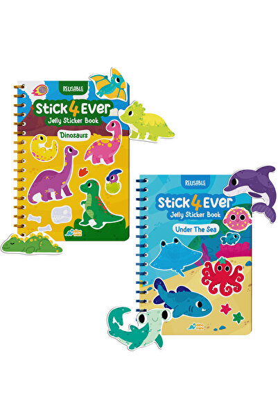 Neobebek Stick4Ever İkili Set - Dinosaurs & Under The Sea (2 Tak Çıkar Jelly ...