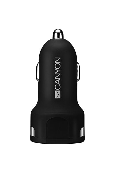 CANYON C-04, 2x USB-A, 2.4A, Negru