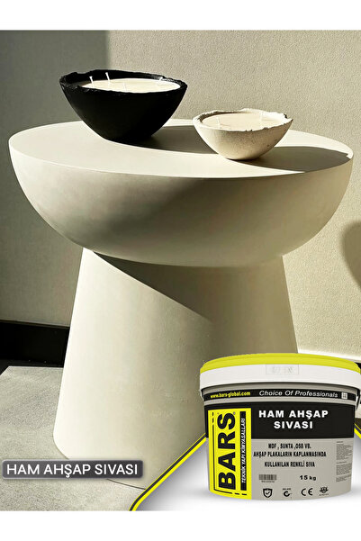 BARS Renkli Ham Ahşap Kaplama Sıvası – MDF OSB Sunta İçin Yeni Nesil Kaplama ...