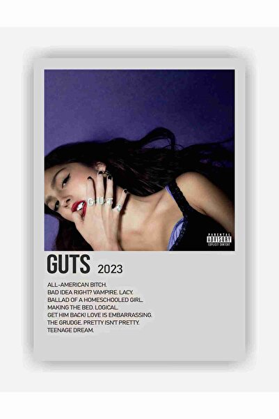 fırsatlar diyarı Olivia Rodrigo - Guts Kağıt Poster - Çerçevesiz