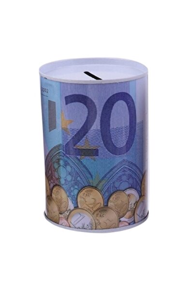 OEM Pușculiță pentru bancnote euro, metal, multicoloră