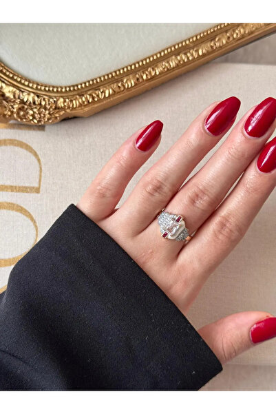 LEROSY CO. Celeste Ruby Taşlı Gold Yüzük