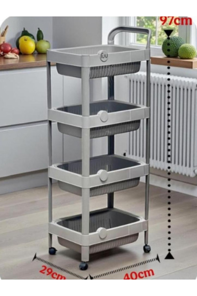 BEC39 Smart 4-Tier Vertical Storage Organizer