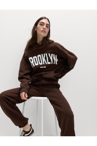 Marks & Spencer Pamuk Karışımlı Kapüşonlu Sweatshirt