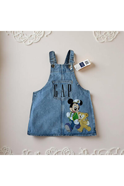 Minicobutik Mıckey Ayarlanabilir Askılı Kot Jile