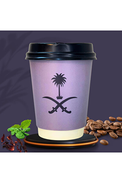 c4 outlet 12 oz. mug with lid featuring two swords and a palm tree, multi-col...