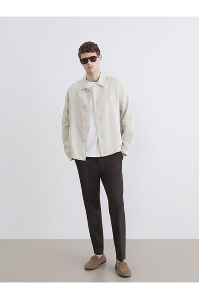 LC Waikiki Smeđe standardne muške pantalone