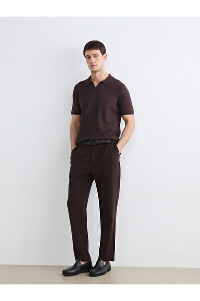LC Waikiki Mürdüm Standard Fit Men's Trousers