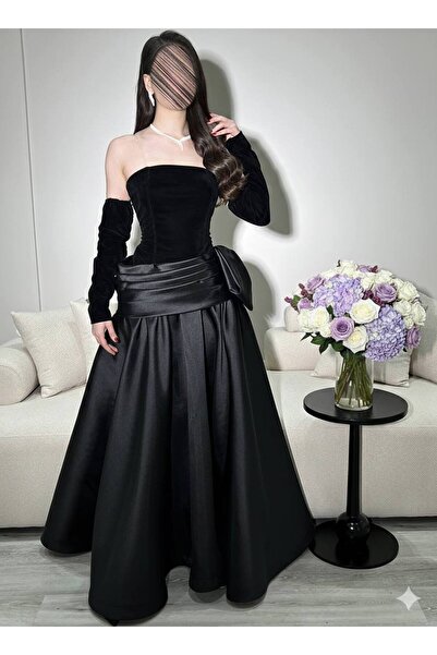 ZAYNAFASHIONSA Wool dress with a Mikado flared skirt