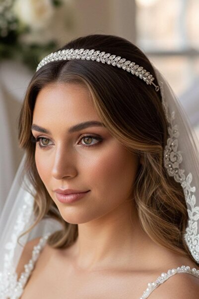 TAKIŞTIR Στέμμα νυφικού/χέννας/αρραβώνα/χρηματοκιβωτίου με πέτρες ζιργκόν