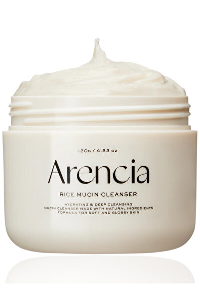 Arencia منظف مخاط الأرز لتفتيح البشرة وترطيبها والعناية بحاجزها الواقي