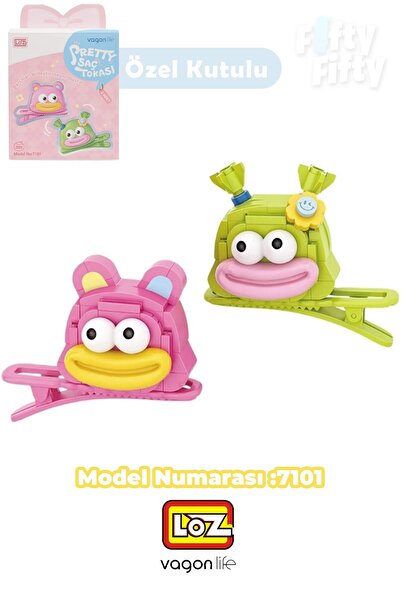 Vagonlife Loz Sretty Serisi 2'li Saç Tokası Oyuncak Yapım Seti & Blok --FFTOKA