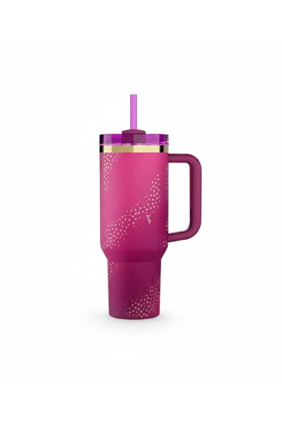 Generic 40oz Insulated Travel Tumbler with Handle & Straw | Double Wall Stain...