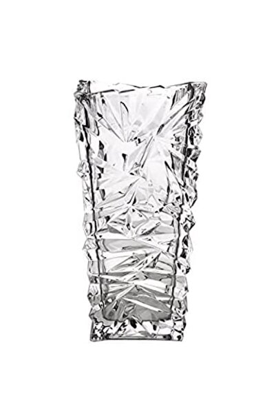 OEM Vază decorativă, sticlă transparentă, design geometric luxos, diamant ghe...