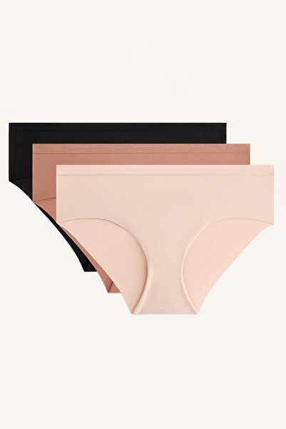 Oysho 3 polyamide blend logo Hipster briefs