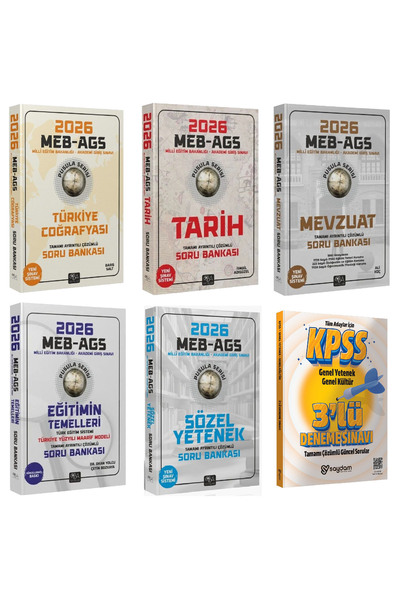 İndeks Akademi Yayıncılık 2026 CBA MEB AGS Coğrafya-Tarih-Mevzuat-Eğitimin T-...