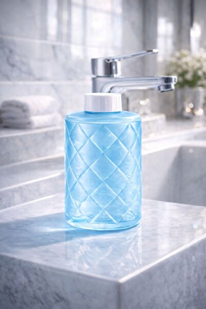 AKUA TAHTA وعاء بديل مزخرف متوافق مع موزع الصابون الأوتوماتيكي من Mijia - نمط...