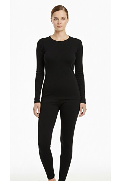 JAKC WAYS Women's Thermal Underwear Set / Cotton and Sh Fleece-Lined (Unisex)