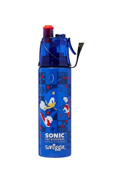 SMIGGLE وعاء ماء فولاذي مع رذاذ صوتي