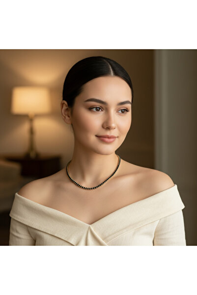 Mira Glam Zirconia tennis necklace