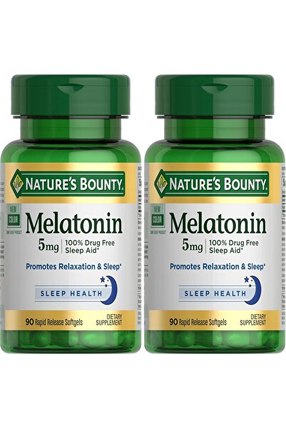 Nature's Bounty الميلاتونين، مُساعد على النوم خالٍ تمامًا من الأدوية، مُكمّل ...