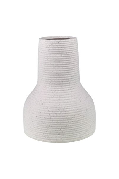 OEM Vază ceramică cu dungi și bază lată 16x20 cm