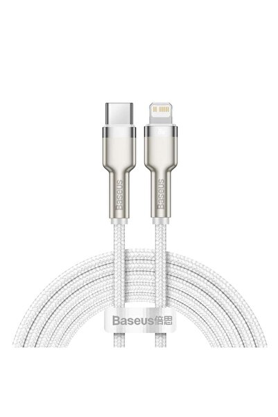 Baseus Cablu iPhone USB-C la Lightning, PD 20W, 2m, încărcare rapidă, conecto...